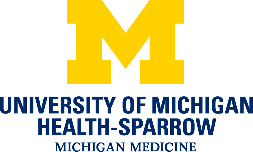um health sparrow logo stacked cmyk